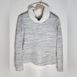 Women's Gray Sonoma Goods For Life French Terry Cowl Neck Sweater Size Medium